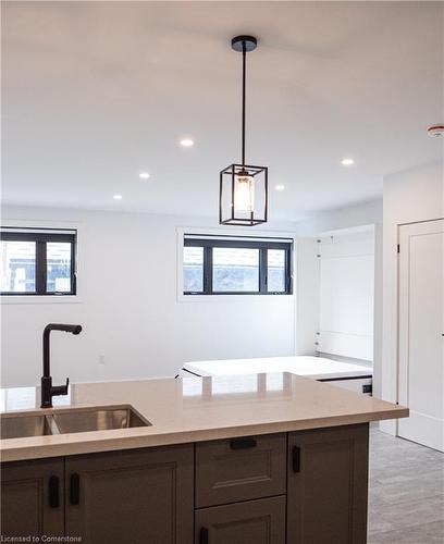 4-284 James Street N, Hamilton, ON - Indoor Photo Showing Kitchen With Double Sink