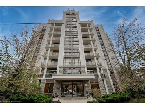 711-90 Charlton Avenue W, Hamilton, ON - Outdoor With Balcony With Facade