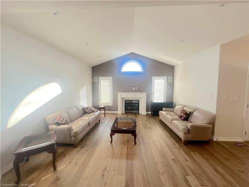 214 Millen Road, Hamilton, ON - Indoor Photo Showing Living Room With Fireplace