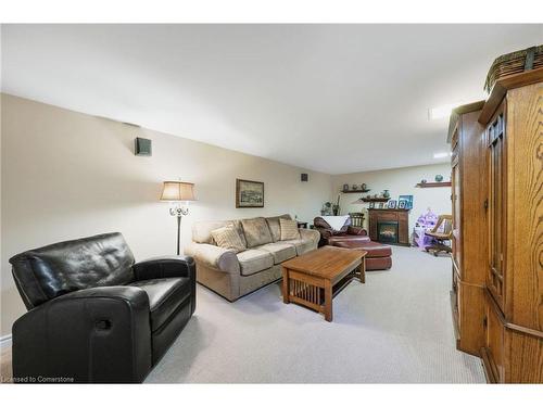 7 Underhill Avenue, Dundas, ON - Indoor Photo Showing Living Room With Fireplace