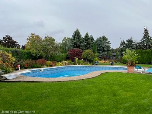 58 Tamwood Court, Stoney Creek, ON - Outdoor With In Ground Pool With Backyard