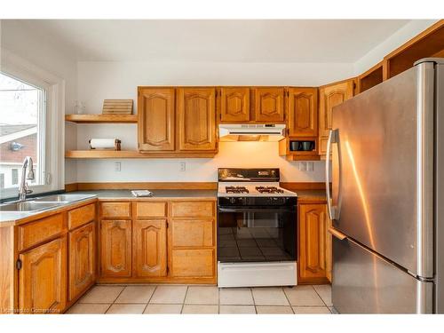 53 Tuxedo Avenue S, Hamilton, ON - Indoor Photo Showing Kitchen With Double Sink