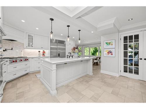 185 Central Drive, Ancaster, ON - Indoor Photo Showing Kitchen With Upgraded Kitchen