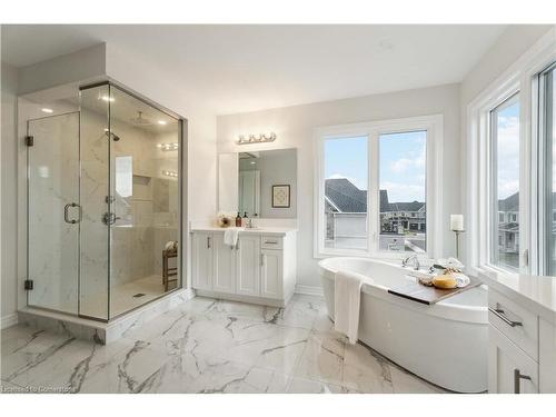 245 Dicenzo Drive, Hamilton, ON - Indoor Photo Showing Bathroom