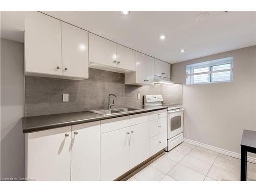 97 Knyvet Avenue, Hamilton, ON - Indoor Photo Showing Kitchen With Double Sink