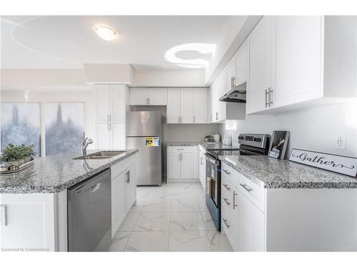 127 Bendemere Road, Paris, ON - Indoor Photo Showing Kitchen With Double Sink With Upgraded Kitchen