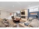 Lower-19 Redcliff Crt Court W, Hamilton, ON  - Indoor Photo Showing Living Room With Fireplace 