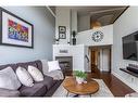 405-50 Main Street, Dundas, ON  - Indoor Photo Showing Living Room With Fireplace 