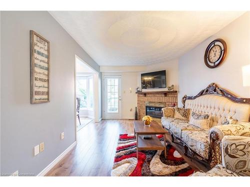 85 Royalvista Drive, Hamilton, ON - Indoor Photo Showing Living Room With Fireplace