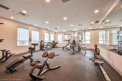 601-4850 Glen Erin Drive, Mississauga, ON - Indoor Photo Showing Gym Room