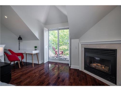 5J Brussels Street, Toronto, ON - Indoor Photo Showing Living Room With Fireplace