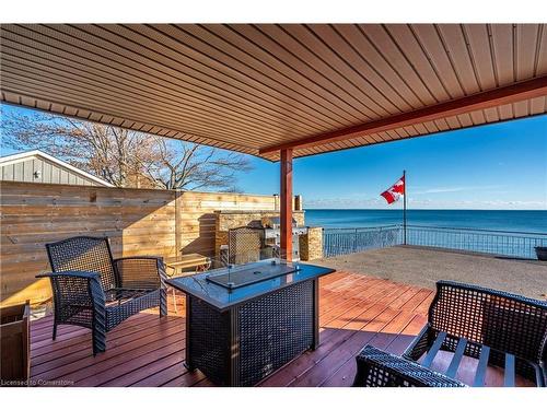 2094 Lakeshore Road, Dunnville, ON - Outdoor With Body Of Water With Deck Patio Veranda