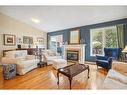 37 Willow Lane, Grimsby, ON  - Indoor Photo Showing Living Room With Fireplace 