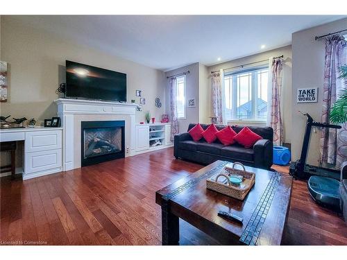 45 Fletcher Road, Hannon, ON - Indoor Photo Showing Living Room With Fireplace