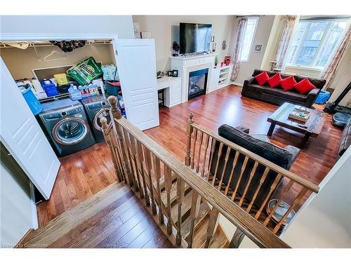 45 Fletcher Road, Hannon, ON - Indoor Photo Showing Other Room With Fireplace