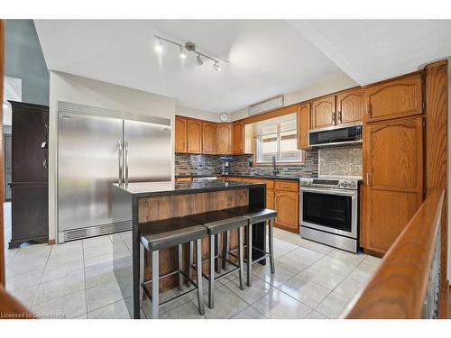 15 Presidio Drive, Hamilton, ON - Indoor Photo Showing Kitchen With Stainless Steel Kitchen