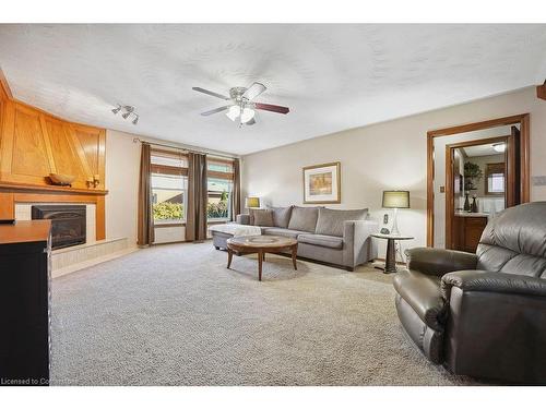 15 Presidio Drive, Hamilton, ON - Indoor Photo Showing Living Room With Fireplace