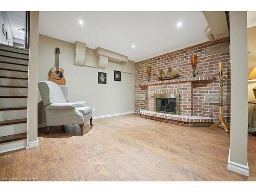 15 Presidio Drive, Hamilton, ON - Indoor With Fireplace