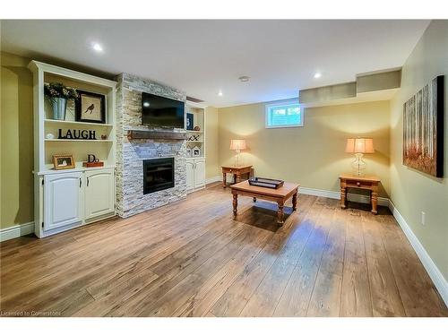 1376 Bird Road, Dunnville, ON - Indoor With Fireplace