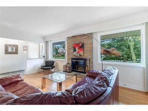 103 Mcgregor Crescent, Ancaster, ON - Indoor Photo Showing Living Room With Fireplace