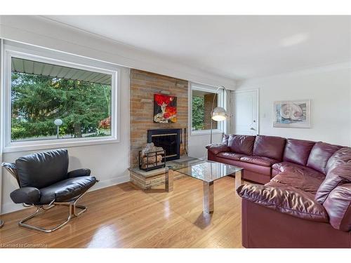 103 Mcgregor Crescent, Ancaster, ON - Indoor Photo Showing Living Room With Fireplace