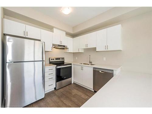 24 Jellicoe Court, Hamilton, ON - Indoor Photo Showing Kitchen With Double Sink