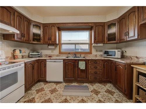 45 Selkirk Avenue, Hamilton, ON - Indoor Photo Showing Kitchen With Double Sink