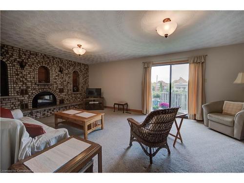 45 Selkirk Avenue, Hamilton, ON - Indoor Photo Showing Living Room With Fireplace