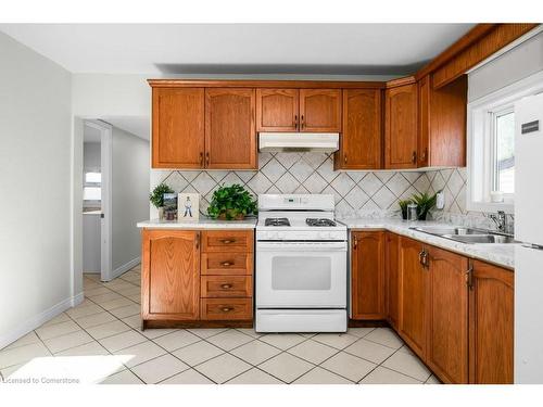 536 John Street N, Hamilton, ON - Indoor Photo Showing Kitchen With Double Sink