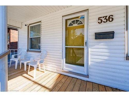 536 John Street N, Hamilton, ON - Outdoor With Deck Patio Veranda With Exterior