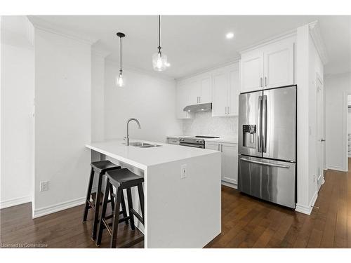 Penthouse 1106-81 Robinson Street, Hamilton, ON - Indoor Photo Showing Kitchen With Stainless Steel Kitchen With Double Sink With Upgraded Kitchen