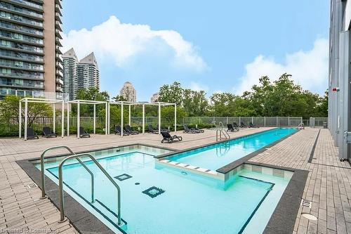 2206-90 Park Lawn Road, Etobicoke, ON - Outdoor With In Ground Pool