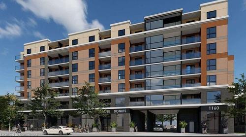 606-1160 Main Street E, Hamilton, ON - Outdoor With Balcony With Facade