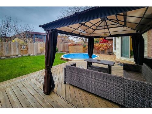 51 Branthaven Drive, Hamilton, ON - Outdoor With Deck Patio Veranda With Exterior