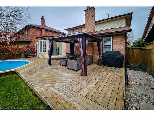 51 Branthaven Drive, Hamilton, ON - Outdoor With Deck Patio Veranda With Exterior