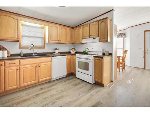 220-3033 Townline Road, Stevensville, ON - Indoor Photo Showing Kitchen With Double Sink