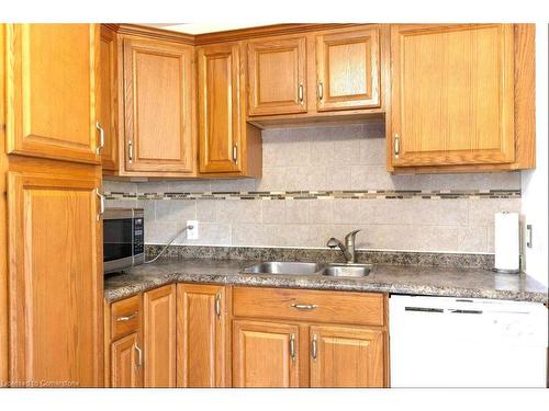 52 Martha Street, Hamilton, ON - Indoor Photo Showing Kitchen With Double Sink