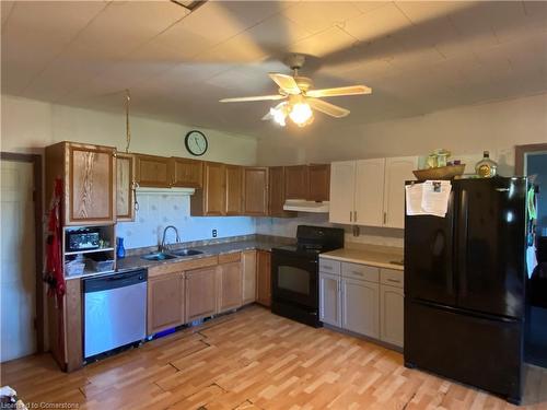 1766 Thompson Road E, Waterford, ON - Indoor Photo Showing Kitchen With Double Sink