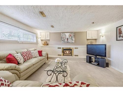 4290 Longmoor Drive, Burlington, ON - Indoor Photo Showing Living Room With Fireplace