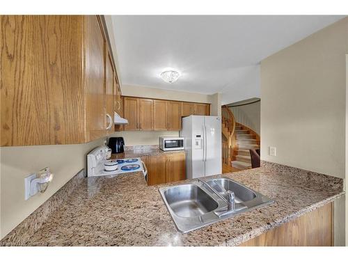 38 Cedarville Drive, Stoney Creek, ON - Indoor Photo Showing Kitchen With Double Sink