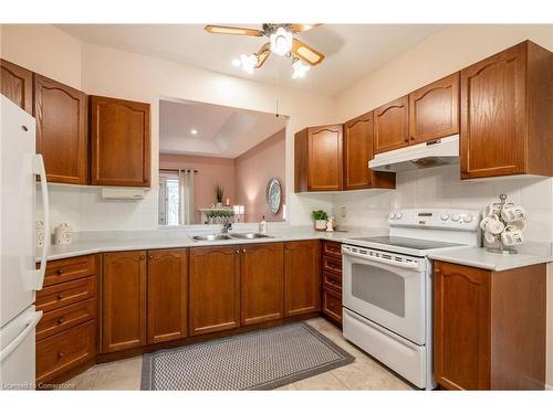 44 Greentrail Drive, Mount Hope, ON - Indoor Photo Showing Kitchen With Double Sink