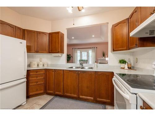 44 Greentrail Drive, Mount Hope, ON - Indoor Photo Showing Kitchen With Double Sink