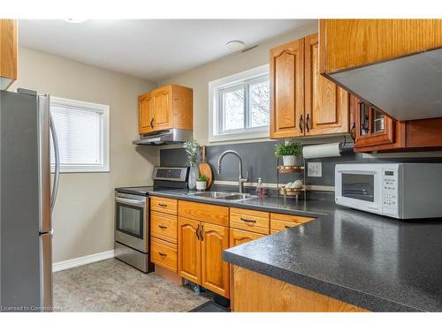 43 Brantwood Park Road, Brantford, ON - Indoor Photo Showing Kitchen With Double Sink