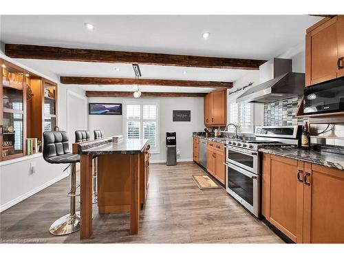 77 Argyle Street S, Caledonia, ON - Indoor Photo Showing Kitchen