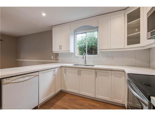 Upper-2141 Cleaver Avenue, Burlington, ON - Indoor Photo Showing Kitchen With Double Sink