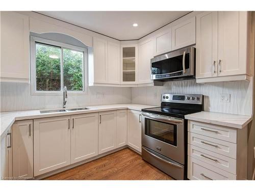 Upper-2141 Cleaver Avenue, Burlington, ON - Indoor Photo Showing Kitchen With Double Sink