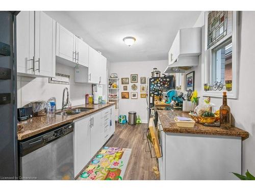 95 Spadina Avenue, Hamilton, ON - Indoor Photo Showing Kitchen With Double Sink