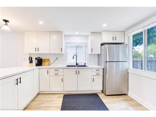 12 Napier Street, St. Catharines, ON - Indoor Photo Showing Kitchen With Double Sink