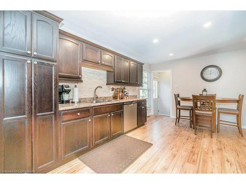 Upper-60 Sandsprings Crescent, Kitchener, ON - Indoor Photo Showing Kitchen With Double Sink