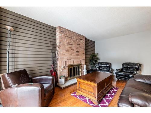 2031 Headon Forest Drive, Burlington, ON - Indoor Photo Showing Living Room With Fireplace